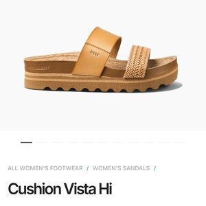 Reef Cushion Vista Hi. Color: natural